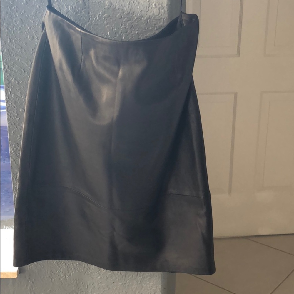 Leather skirt
